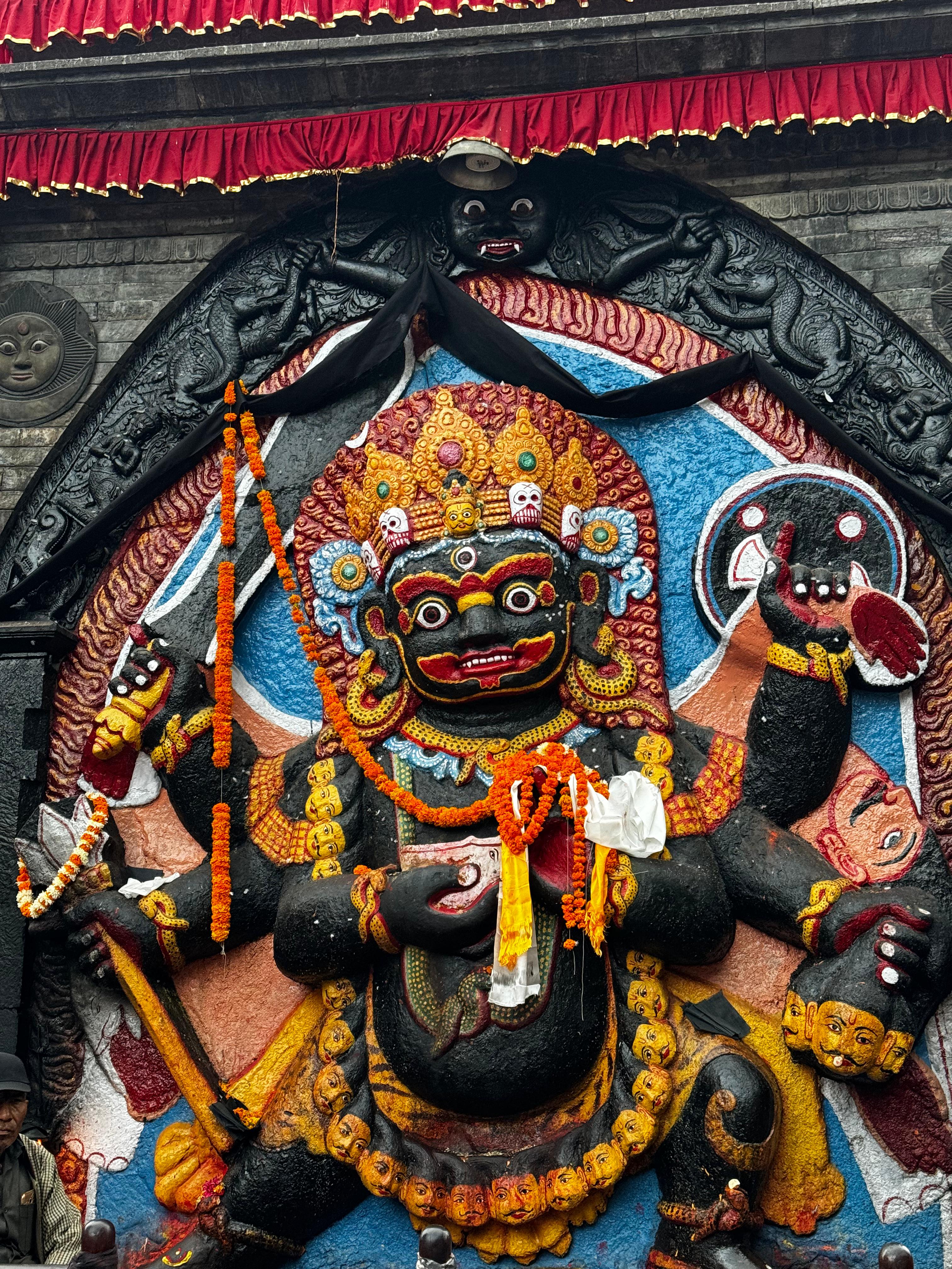 Portrait of Bhadrakali in Kathmandu beautifully captured by Trek 8586